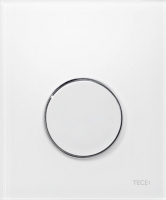 TECEloop Urinal, панель смыва для писсуара пластиковая. Белый, клавиша хром глянцевый. 9242627