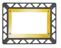 TECEloop. Монтажная рамка для установки стеклянных панелей на уровне стены. Позолоченный. 9240648