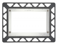 TECEloop. Монтажная рамка для установки стеклянных панелей на уровне стены. Хром глянцевый. 9240649